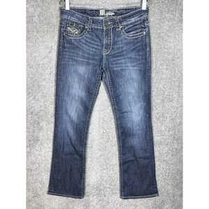 Kut‎ From the Kloth Jeans Womens Size 6 Blue Bootcut Stretch Distressed Pockets
